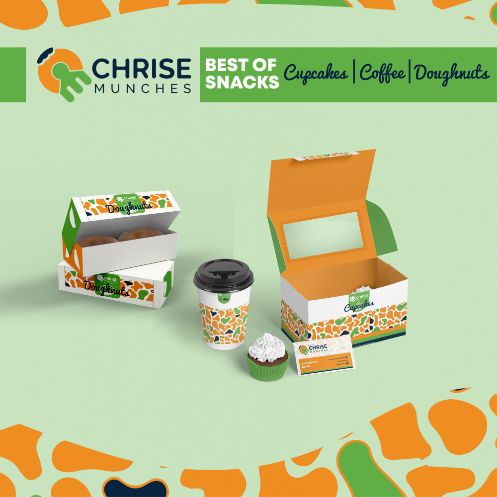 Chrisé Munches branded packaging